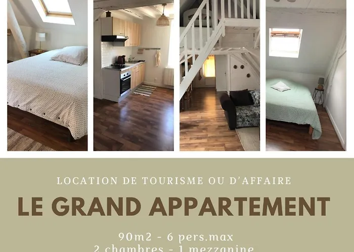 Le Grand Appartement - 90m2- 2 chb , 1 mezzanine - 6pers